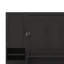 Grand lit escamotable mural avec placard, tiroirs et tablettes