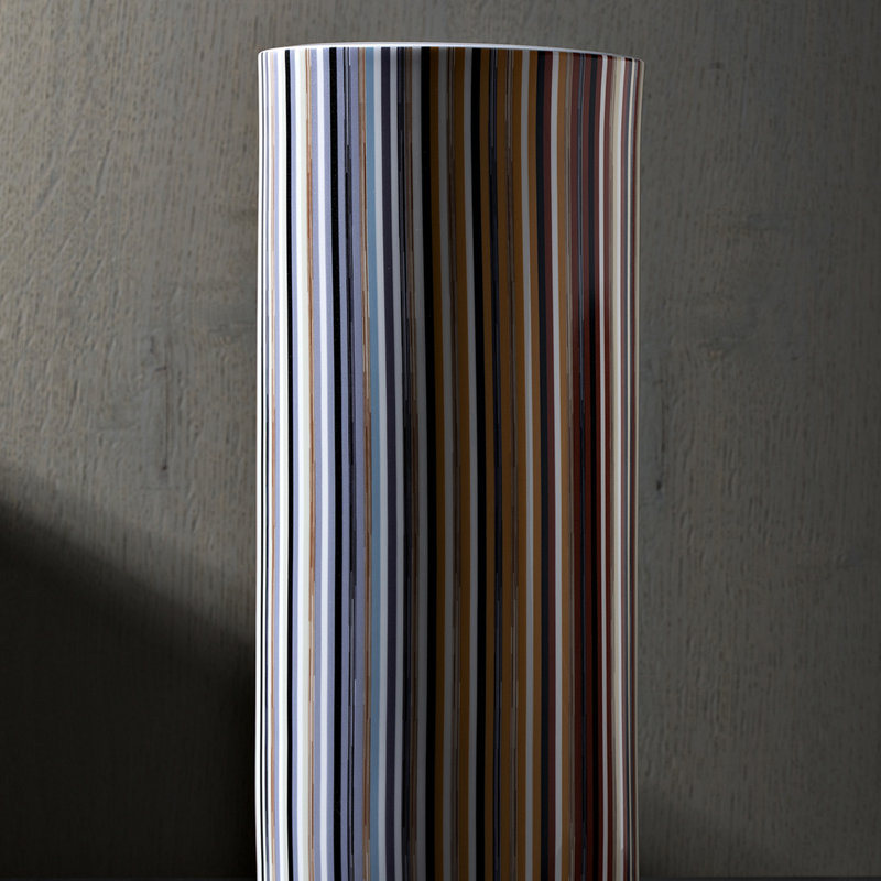 Missoni High Vase STRIPES  Jenkins 148 Diam. 6.3", H 14"