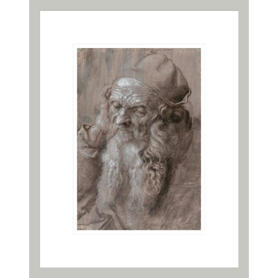 «Head of an Old Man» par Albrecht Dürer, impression giclée sur cadre