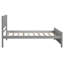 Wood Platform Bed Twin size Platform Bed, White-582288259
