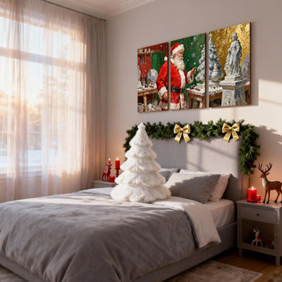 Ensemble de 3 reproductions d'art sur toile