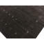 Wool Area Rug in Dark Brown/Ivory