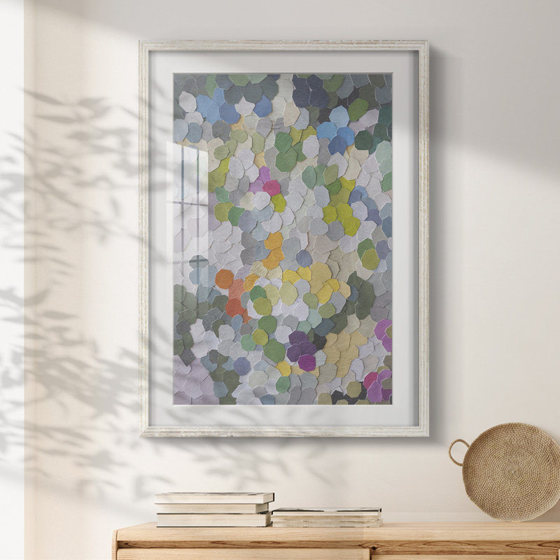 Canne Garden -Framed Print, 28.5" H x 20.5" W, White