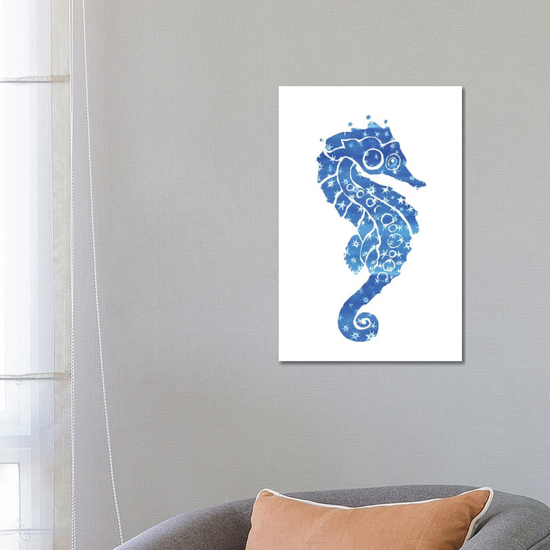 Seahorse Stars by Jo Lynch - Wrapped Canvas Gallery-Wrapped Canvas Giclée, 66.04 cm H x 45.72 cm W