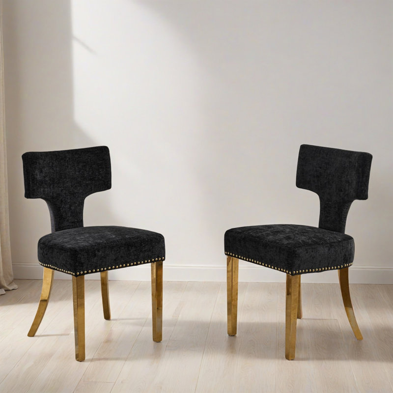 Chaises de salle à manger Modern, Noir