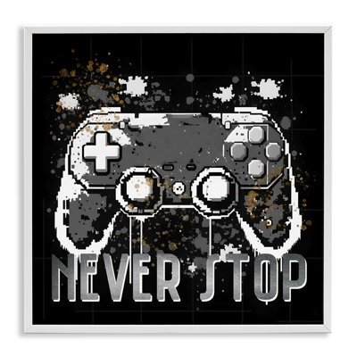 «Never Stop Pixel», estampe numérique par Kim Allen