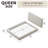  Airframe Queen Bed Frame With Ergonomic Angled Foam Cushioned Headboard, Minimalist Design Platform Bed Frame, No Box Spring Needed, Easy Assembly (Beige)-1544602480-1544602486