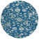 Machine Washable Indoor/Outdoor Chayden ACN1006 Navy 2'6" x 3'10" Rug
