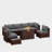 Romanas 8 Piece Patio Conversation Sets With Fire Pit Table-1446252473