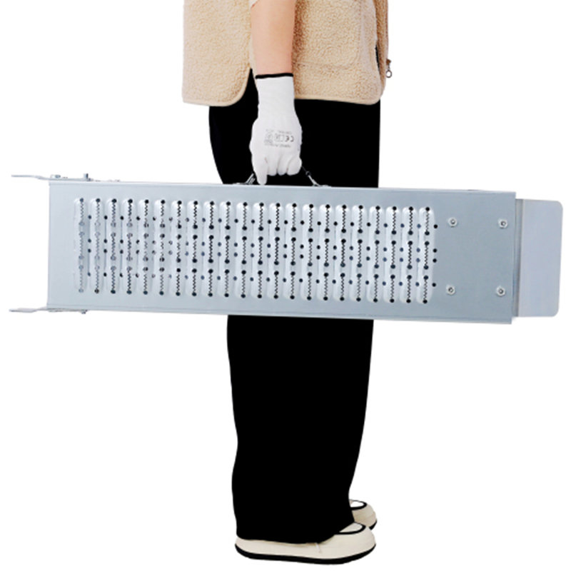 Paquet de 2 rampes de chargement, rampe pliante maximale de 950 lb pour la rampe d'accès pour motos et vélos