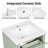 20-inch Bathroom Vanity With Sink, Solid Wood Legs, Adjustable Shelf, Tilt-out Drawer, Zinc Alloy Knobs-607881925