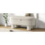 Banc de rangement rembourré avec couvercle relevable