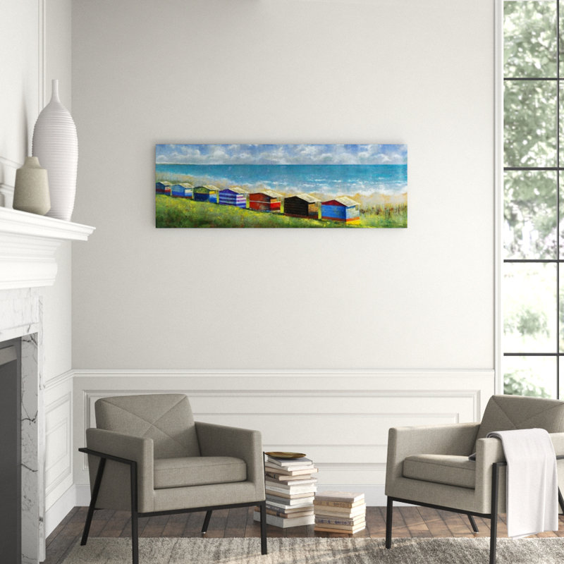 Northeast Print by Dominick, Glass Coat, 30" H x 90" W x 1.5" D