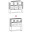 Sideboard 100.5X39x107 Cm Cold-Rolled Steel-1615440518