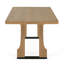 Table de salle à manger rectangulaire 63 "(frêne clair)-487093296