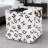 4Pcs,Large Capacity Fabric Storage Basket For Laundry, Toys, And Home Organization - Foldable, Water-Resistant, And Durable Square Design