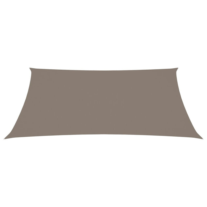 Yutan Rectangular Shade Sail, Brown, 400cm x 200cm
