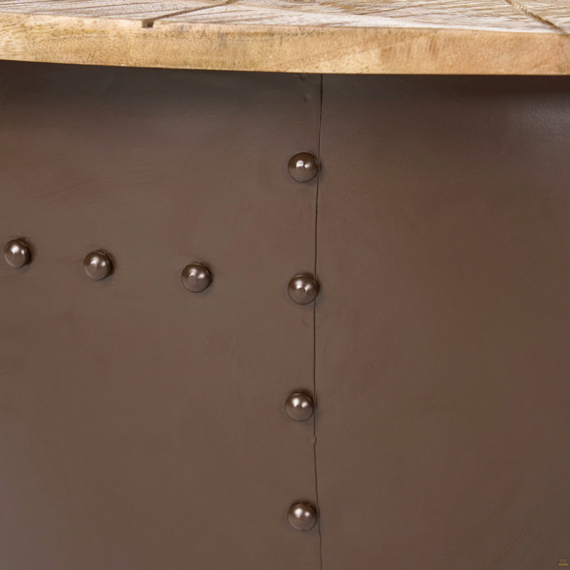 Wooden & Iron Coffee Table