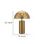 Lampe de table en laiton 22 po