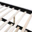 Lit plateforme tapissier avec pieds et gigogne en bois-1291538189