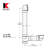 Foot Lock 1.6" Leg Tub drain Overflow-27300327