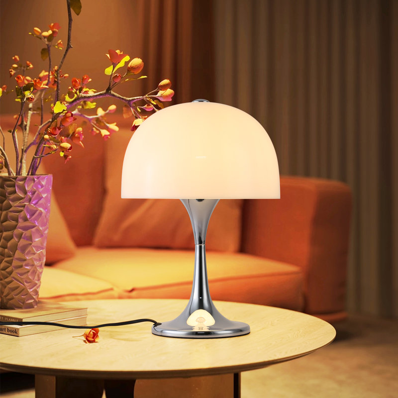 Lampe de table moderne à 3 lumières G9, Chrome