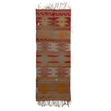 Multicolored Traditional Wool Runner - 4'9" x 12'8"