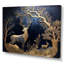 Cerf doré dans la forêt II - art mural forêt-88503508-134414148