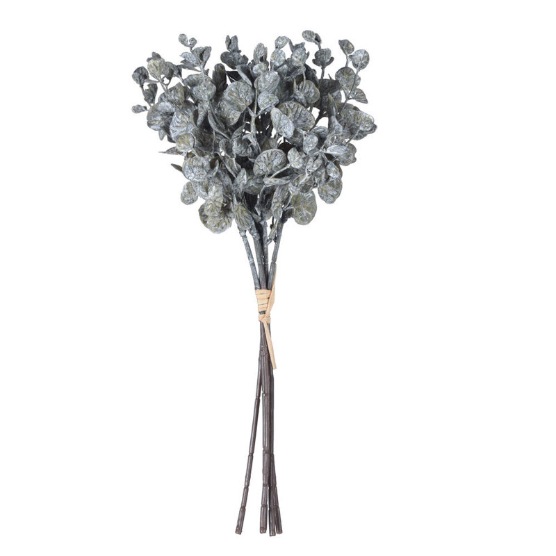 Ensemble de 3 plantes artificielles eucalyptus, Vert