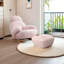 Chaise berçante moderne avec repose-pieds-100613840