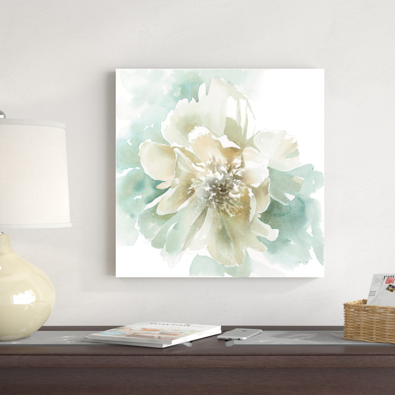Poétique en fleurs II - reproduction sur toile, H 20 po x l 20 po x P 1,25 po, Non, Toile avec cadre noyer