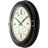 Matsuda Outdoor Round Plastic Wall Clock 16 Inches - Bronze