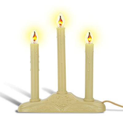 Chandelles de Noël avec ampoules scintillantes Tupkee Christmas Candolier