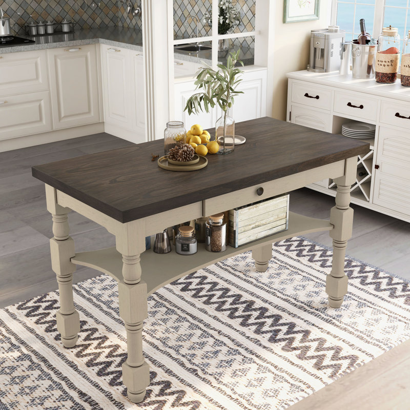 Holtzclaw Solid Wood Base Dining Table