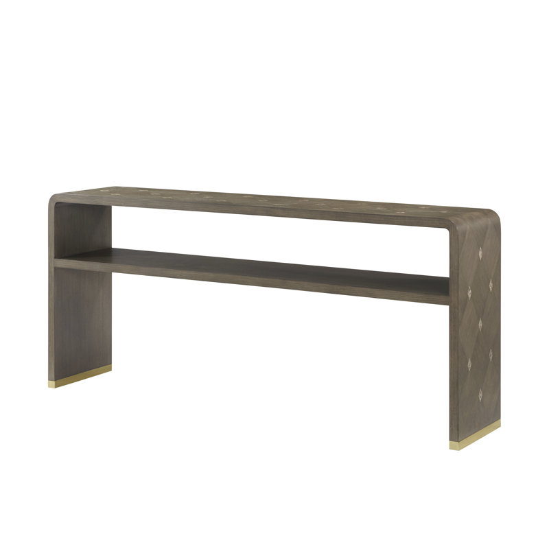 Judith Leiber Couture 71.75'' W Console Table, Mink