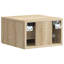 34.5cm W Manufactured Wood Bedside Table-557666061