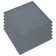 50x50 cm Rubber Tile in Gray