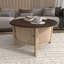 Mid-century Cocktail Table With Storage - 30.3" Wide, Solid Wood & Mdf, Multi-functional, Easy Assembly-799503563-799503561