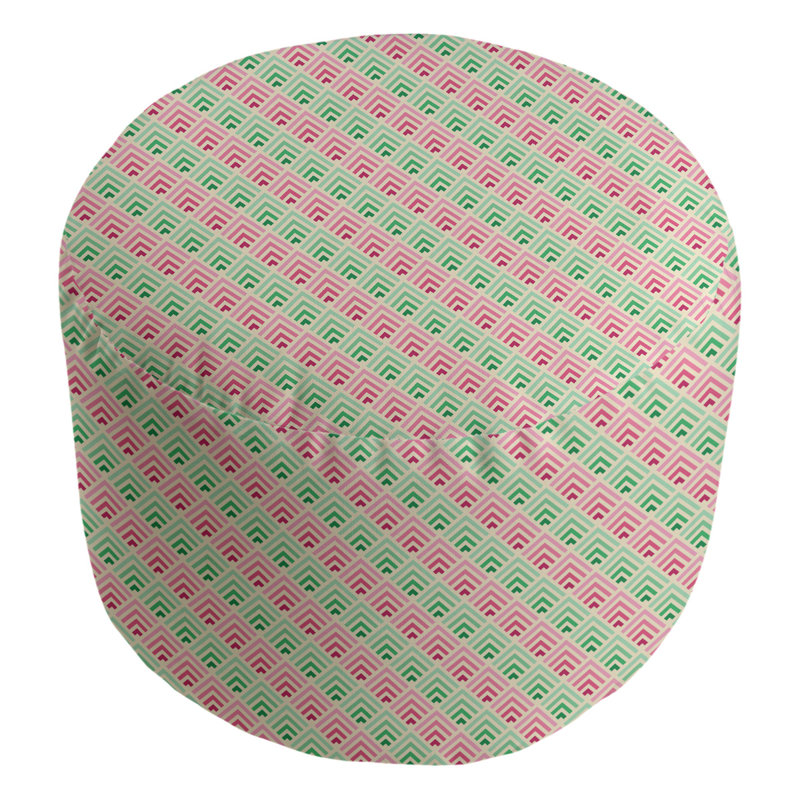 Repose-pieds Avicia, Vert / rose