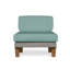 Catalina Outdoor Teak Lounge Chair-502431837-502432726
