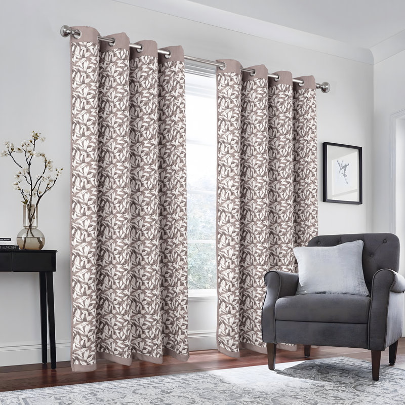 Rideau obscurcissant réversible Marina, Taupe, L 52 po x L 84 po