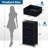 4 Drawer Dresser for Bedroom, Narrow Chest of Drawers, Wooden Top and Study Iron Frame 18"x37.5"-(WxH)