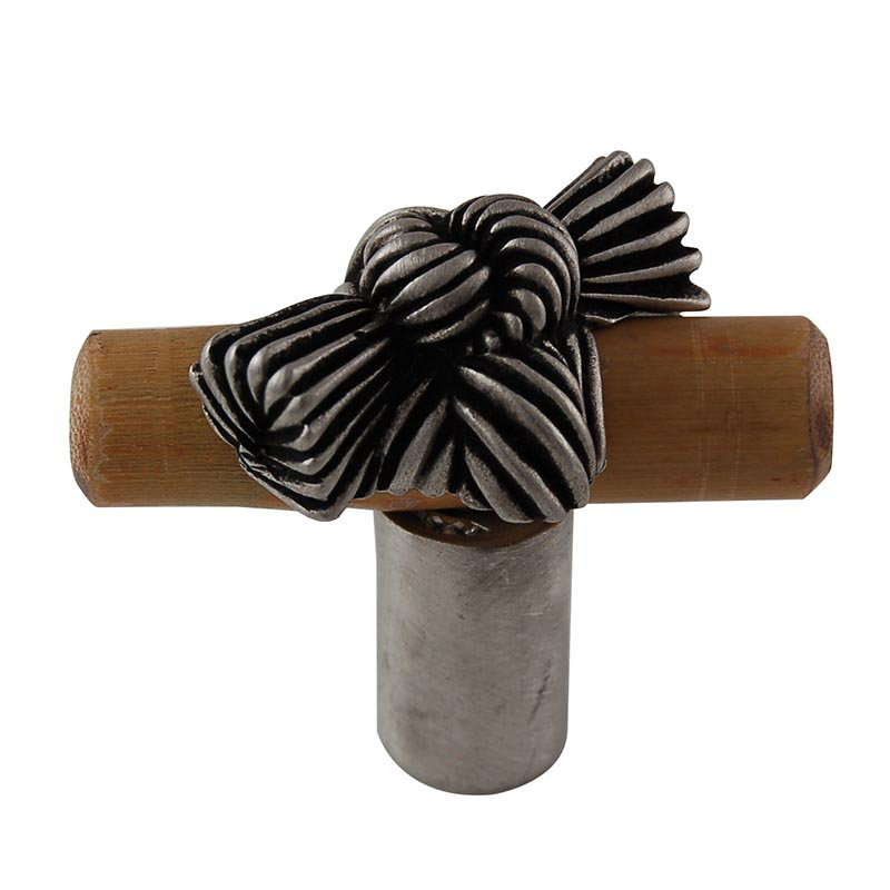 Palmaria Bar Knob, Antique Nickel