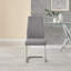 Tierra Modern Chrome Metal & Veneer Round Dining Table Set with 4 Upholstered Faux Leather Chairs-87471430-87471434
