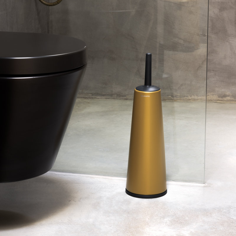 Brabantia Renew Toilet Brush and Holder, Warm Gold