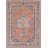 Bria Machine Washable Oriental Burnt Orange/Blue Area Rug-1972665163