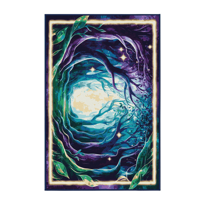 Cosmic Sprouts Rug, Rectangle 6' x 9'