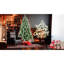 Arbre de Noël de 84 po avec 84 branches de pin, branches mixtes, charnières faciles à assembler, support en métal 1348 et base à aiguille dure à installer pour les décorations des Fêtes