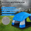 Tente pour VUS avec couche de pluie et sac de transport - Conception à double couche imperméable