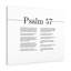 His Mercy and His Truth Psalm 57 1 Piece Wrapped Canvas Wall Art-936184187